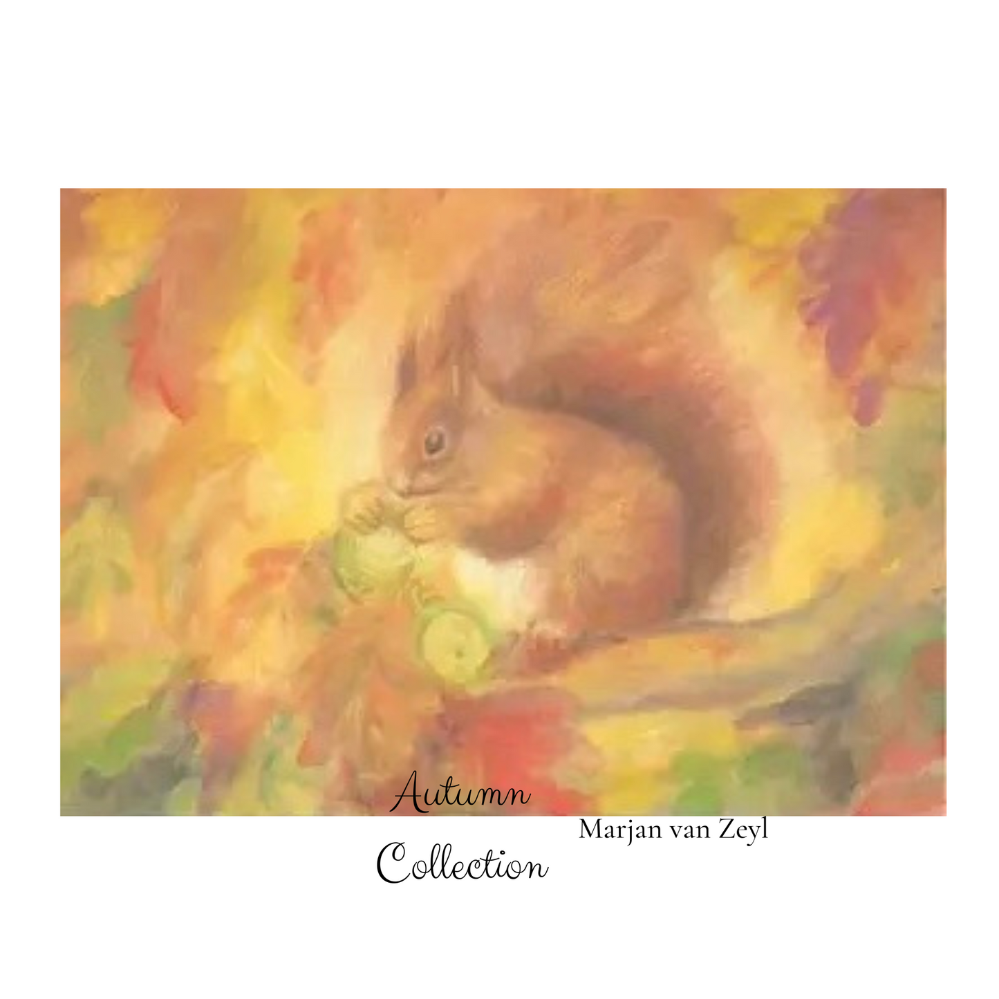 Marjan van Zeyl Autumn Seasonal Postcards - Alder & Alouette