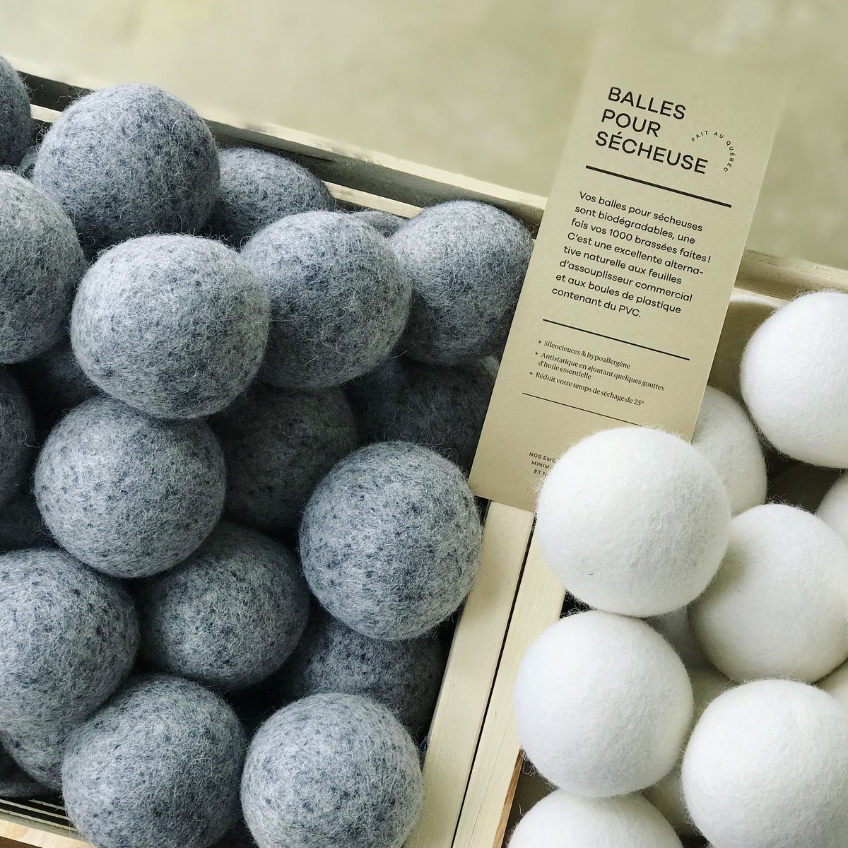 Dryer Balls, 100% Organic Wool - Alder & Alouette