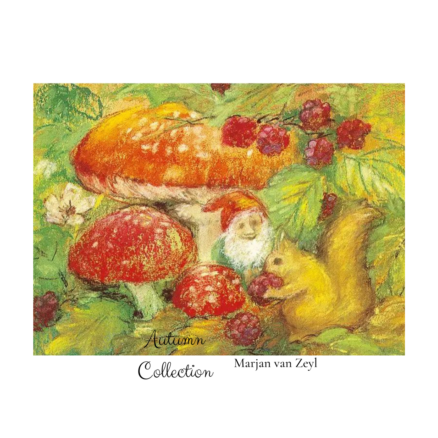 Marjan van Zeyl Autumn Seasonal Postcards - Alder & Alouette