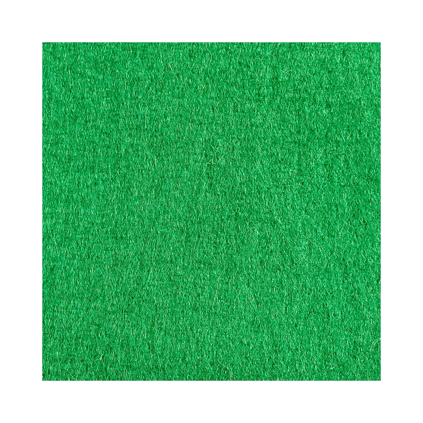 Green Color Swatch for Large Wool Felt Fabric in Whole and Half