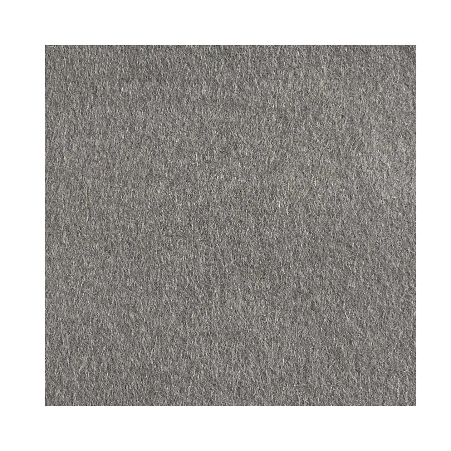 Gray Color Swatch for Large Wool Felt Fabric in Whole and Half