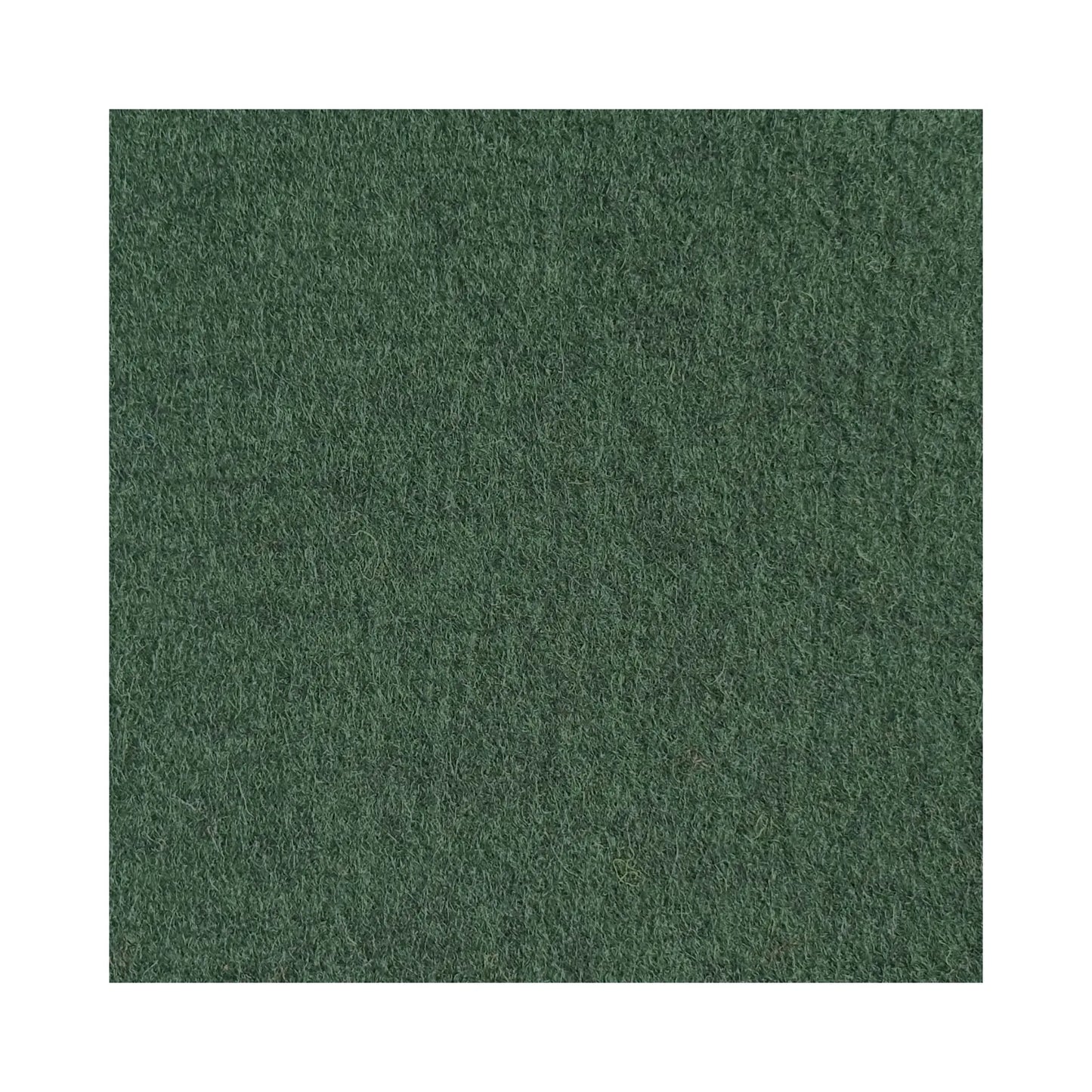 Dark Green Color Swatch for Large Wool Felt Fabric in Whole and Half
