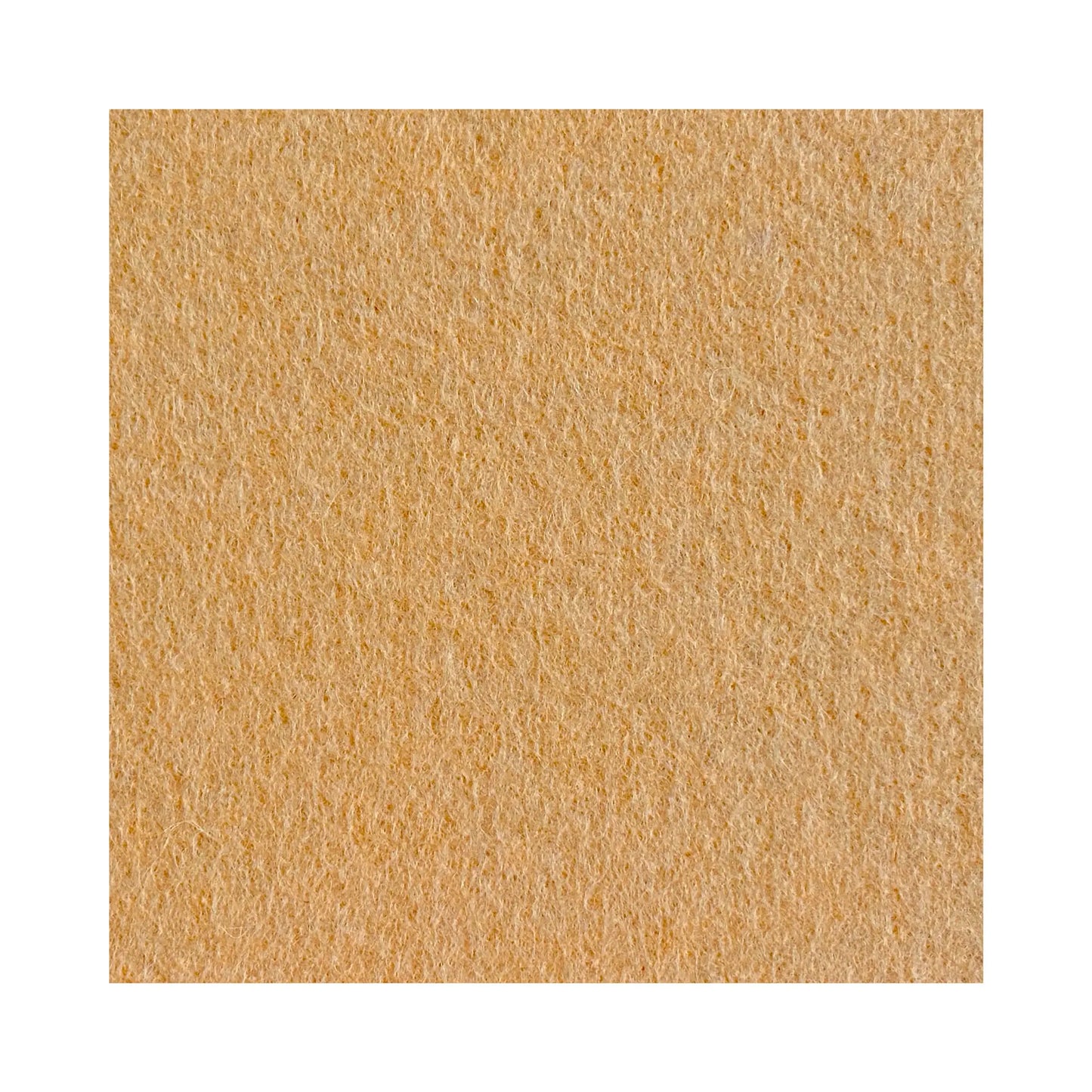 Apricot Color Swatch for Large Wool Felt Fabric in Whole and Half