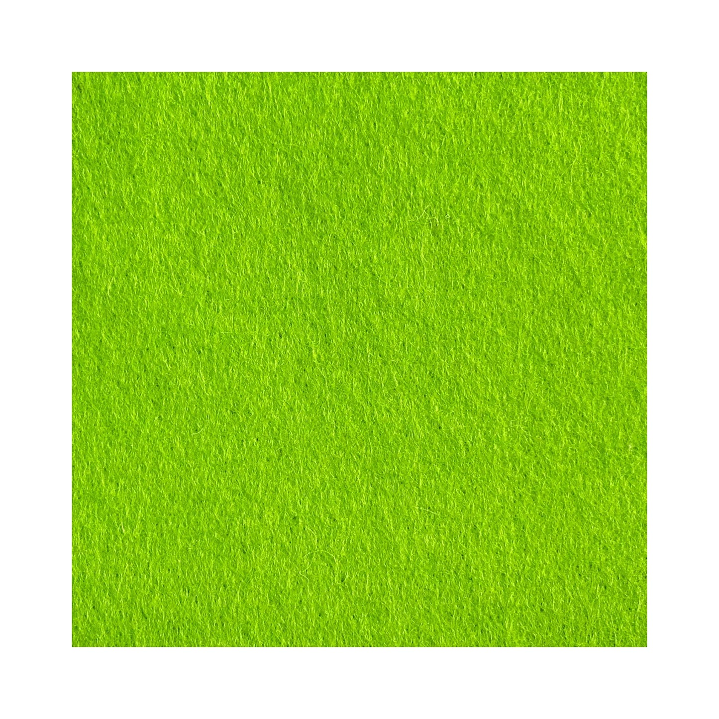 Yellow Green Color Swatch for Large Wool Felt Fabric in Whole and Half