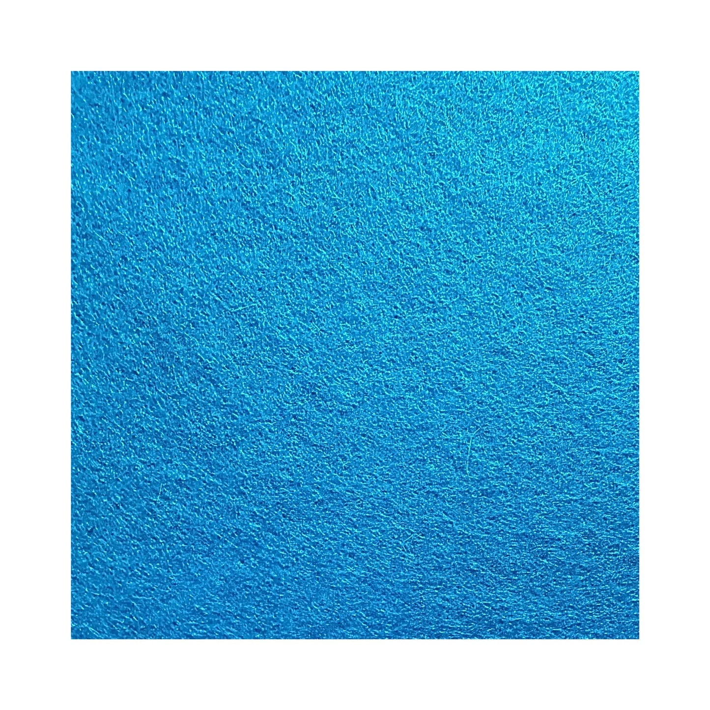 Turquoise Color Swatch for Large Wool Felt Fabric in Whole and Half