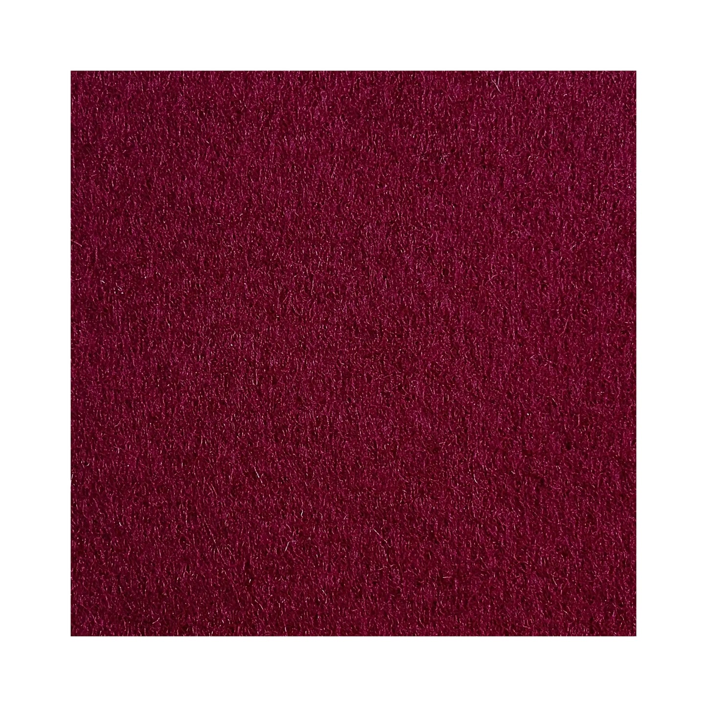 Carmine Red Color Swatch for Large Wool Felt Fabric in Whole and Half