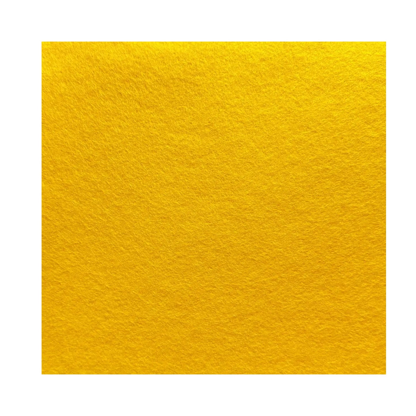 Yellow Color Swatch for Large Wool Felt Fabric in Whole and Half