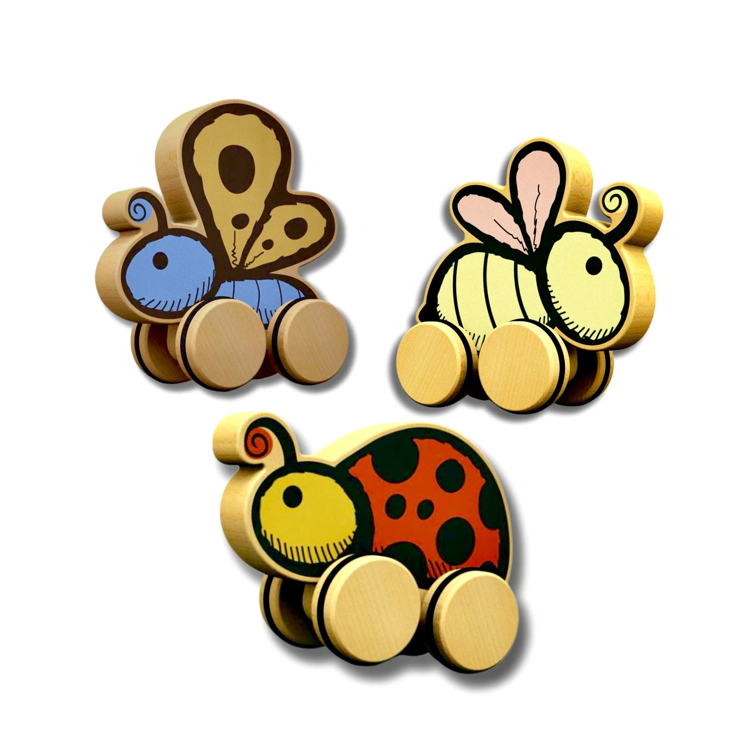 Toddler Toy - Push Toy - Alder & Alouette