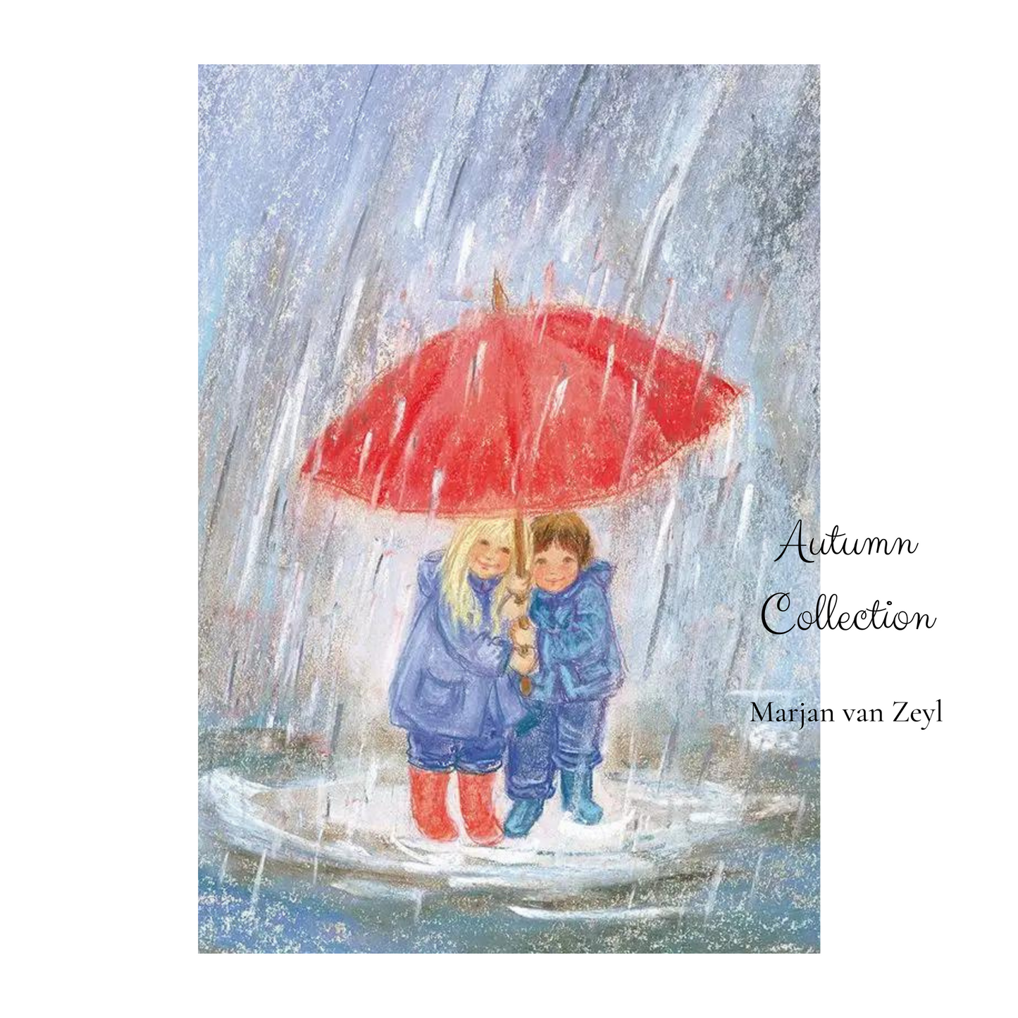 Marjan van Zeyl Autumn Seasonal Postcards - Alder & Alouette