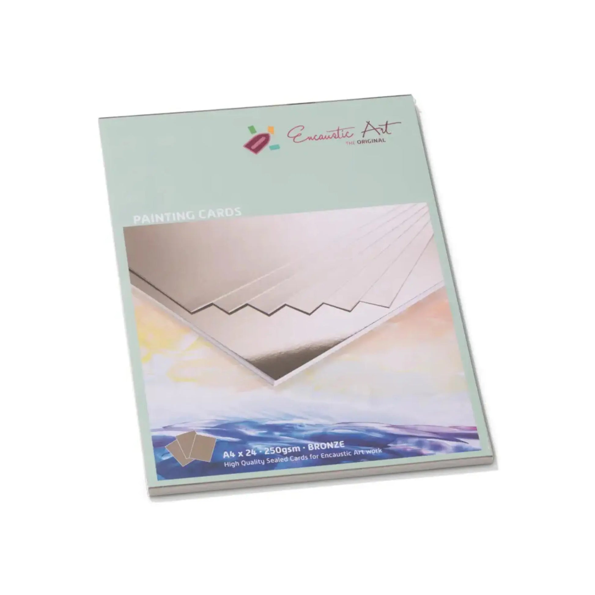 Encaustic Colored Painting Cards, Glossed, A5–A3 - Alder & Alouette