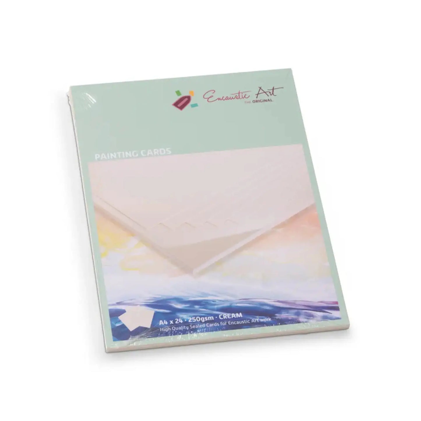 Encaustic Colored Painting Cards, Glossed, A5–A3 - Alder & Alouette