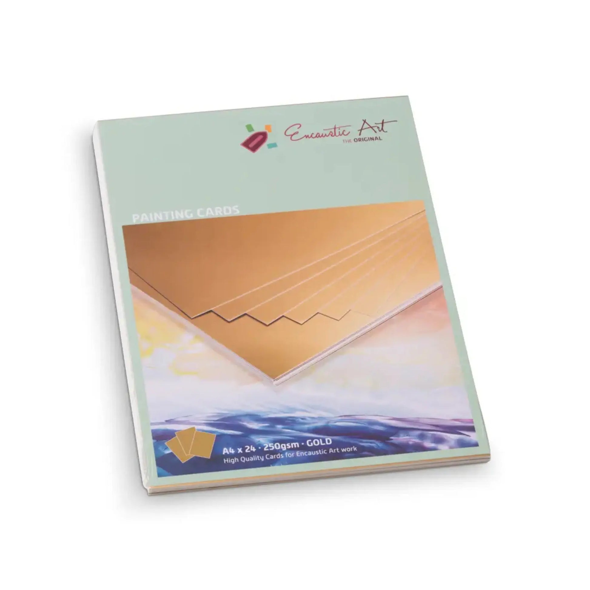 Encaustic Colored Painting Cards, Glossed, A5–A3 - Alder & Alouette