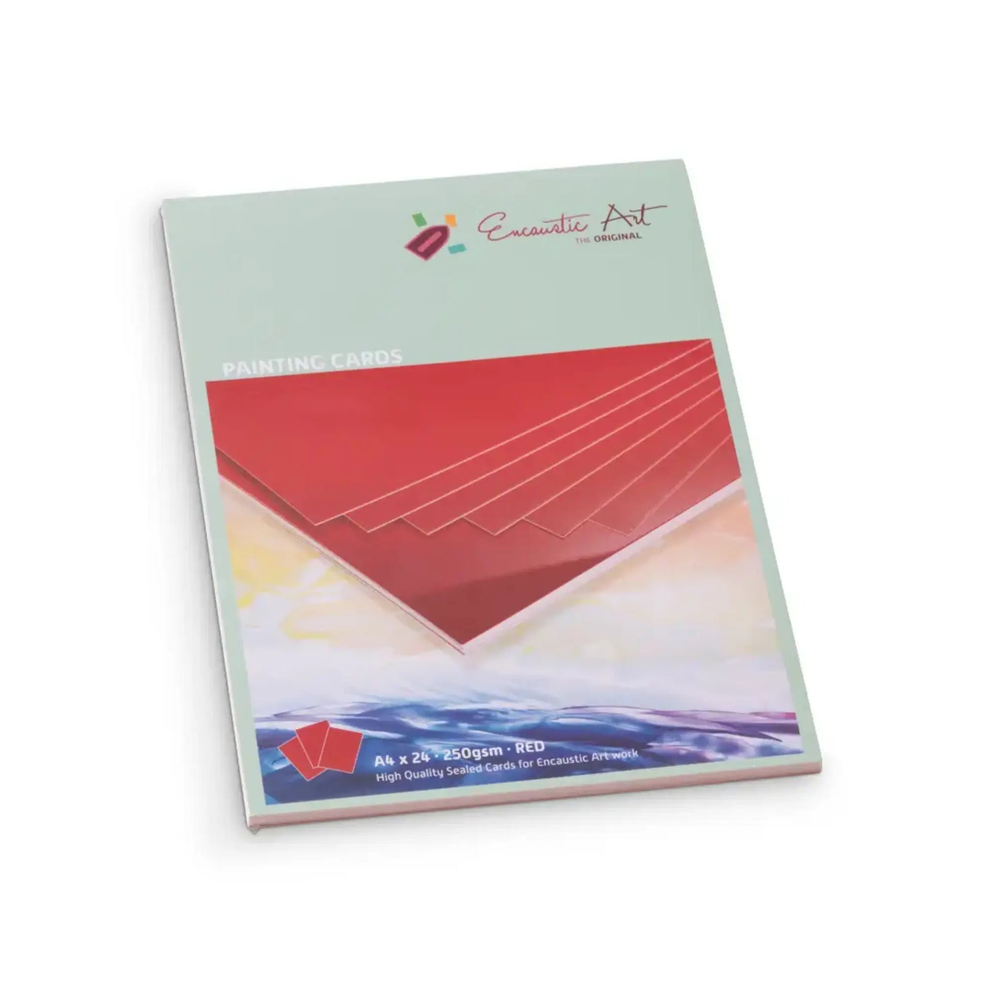 Encaustic Colored Painting Cards, Glossed, A5–A3 - Alder & Alouette