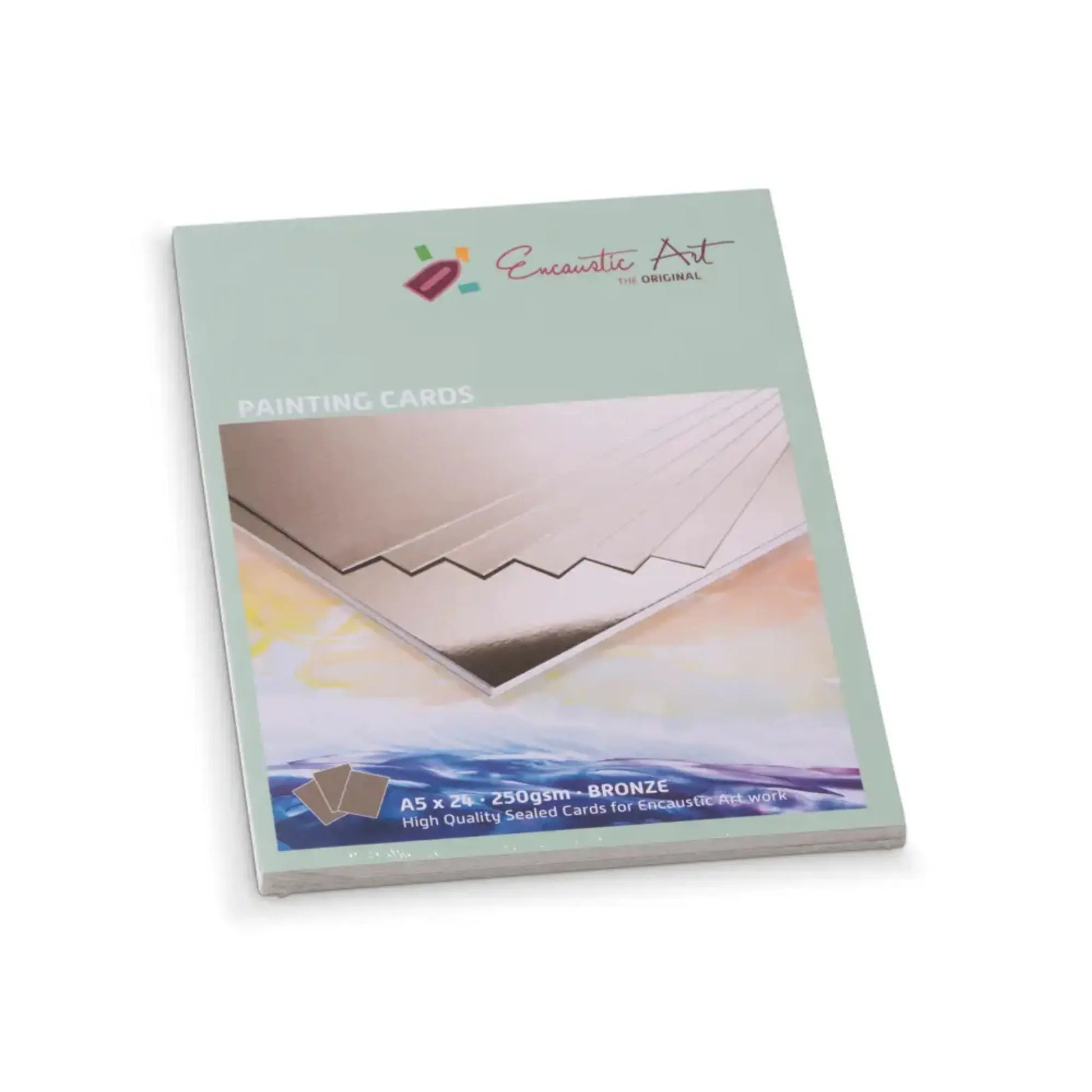 Encaustic Colored Painting Cards, Glossed, A5–A3 - Alder & Alouette