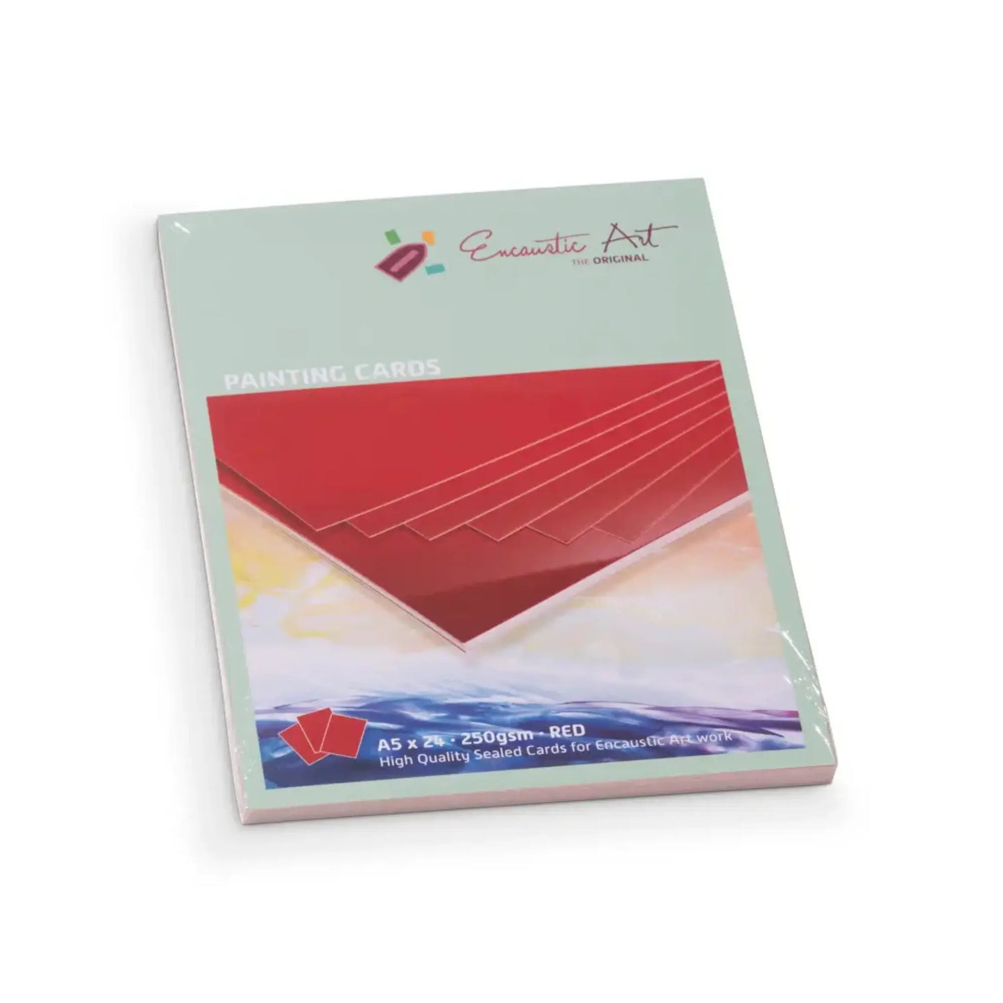 Encaustic Colored Painting Cards, Glossed, A5–A3 - Alder & Alouette
