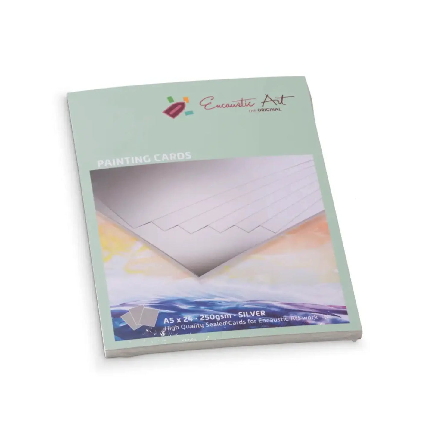 Encaustic Colored Painting Cards, Glossed, A5–A3 - Alder & Alouette