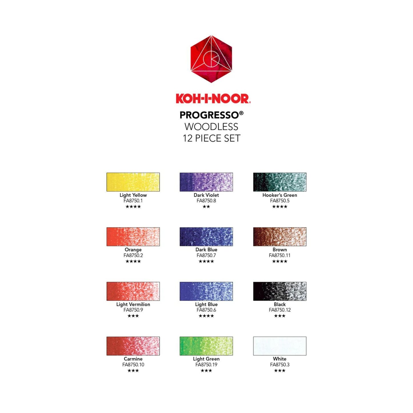 Koh-I-Noor Woodless Colored Pencils Vibrant Layering- Alder & Alouette