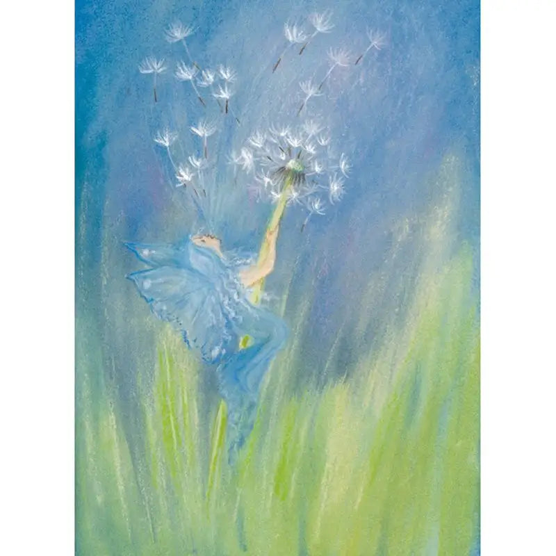Marjan van Zeyl Postcards, Fairy Blowing Dandelion - Alder & Alouette