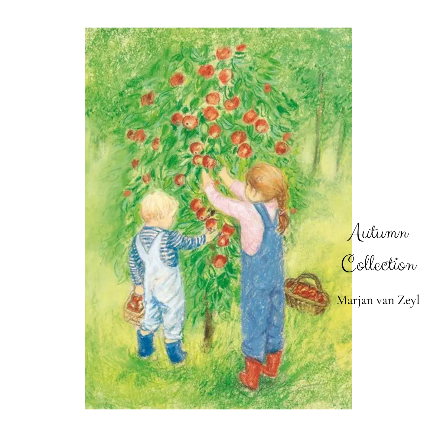 Marjan van Zeyl Autumn Seasonal Postcards - Alder & Alouette