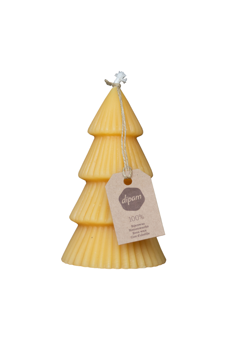 Christmas Tree Candle – 100% Beeswax Holiday Candle - Alder & Alouette