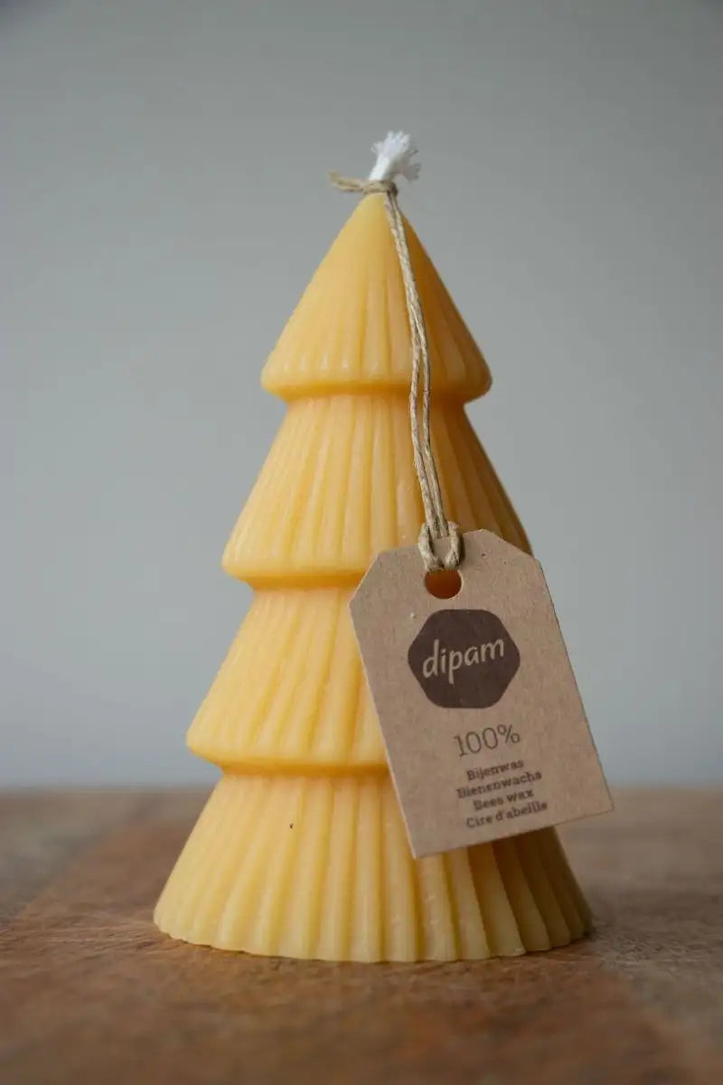 Christmas Tree Candle – 100% Beeswax Holiday Candle - Alder & Alouette
