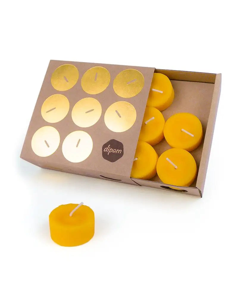 Dipam Replacement Beeswax Tealights - Alder & Alouette