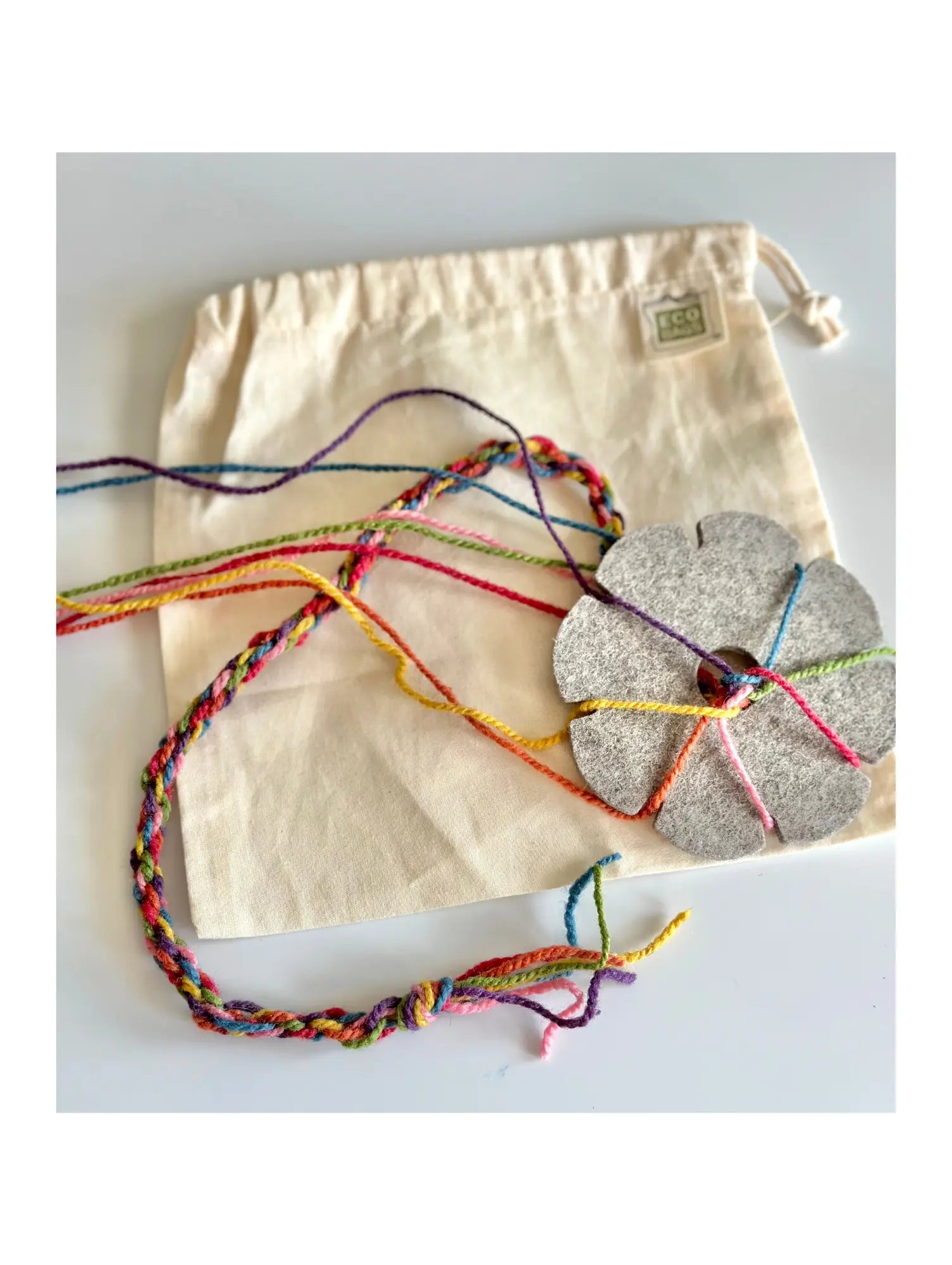 Wool Felt Kumihimo Braiding Star Craft Kit - Alder & Alouette