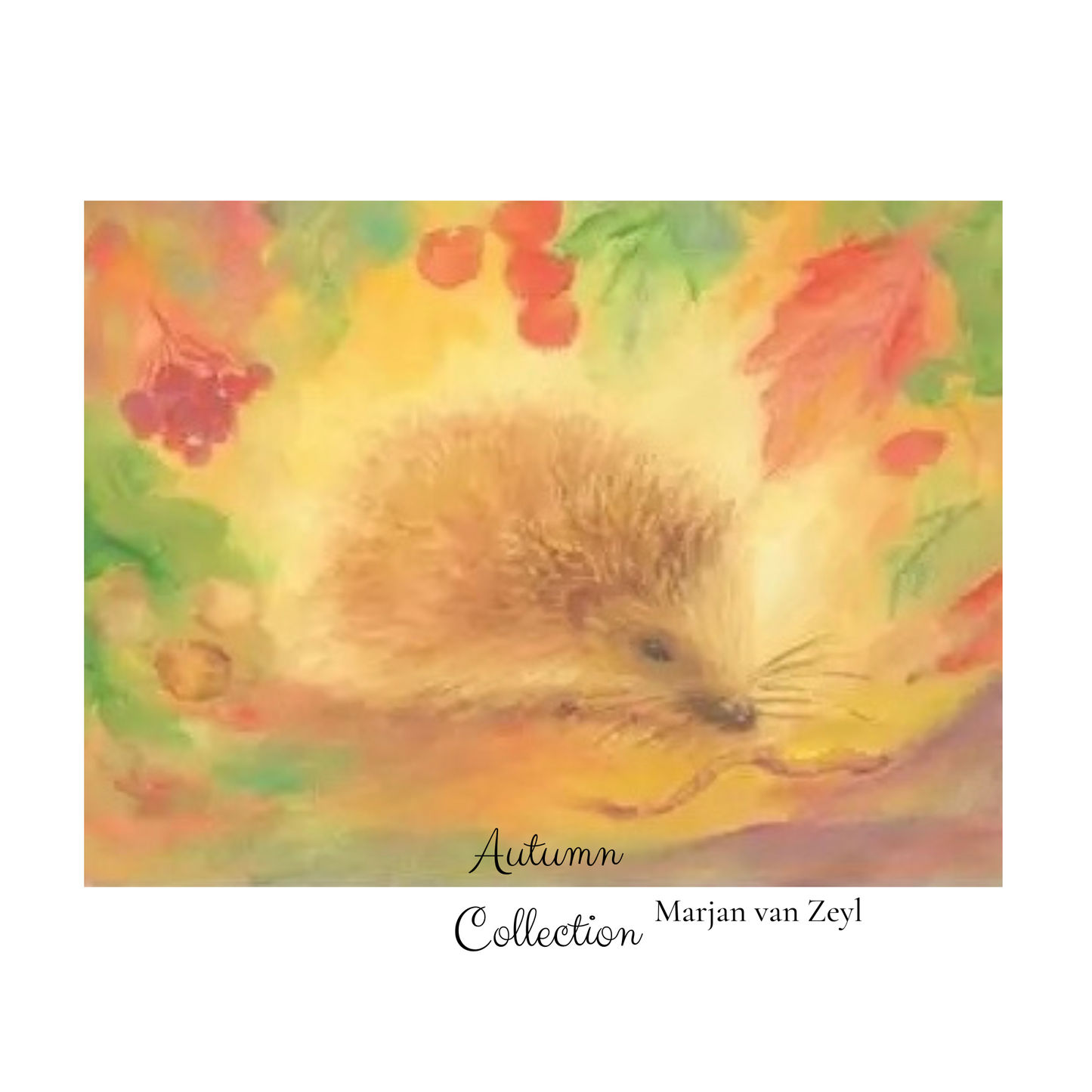 Marjan van Zeyl Autumn Seasonal Postcards - Alder & Alouette