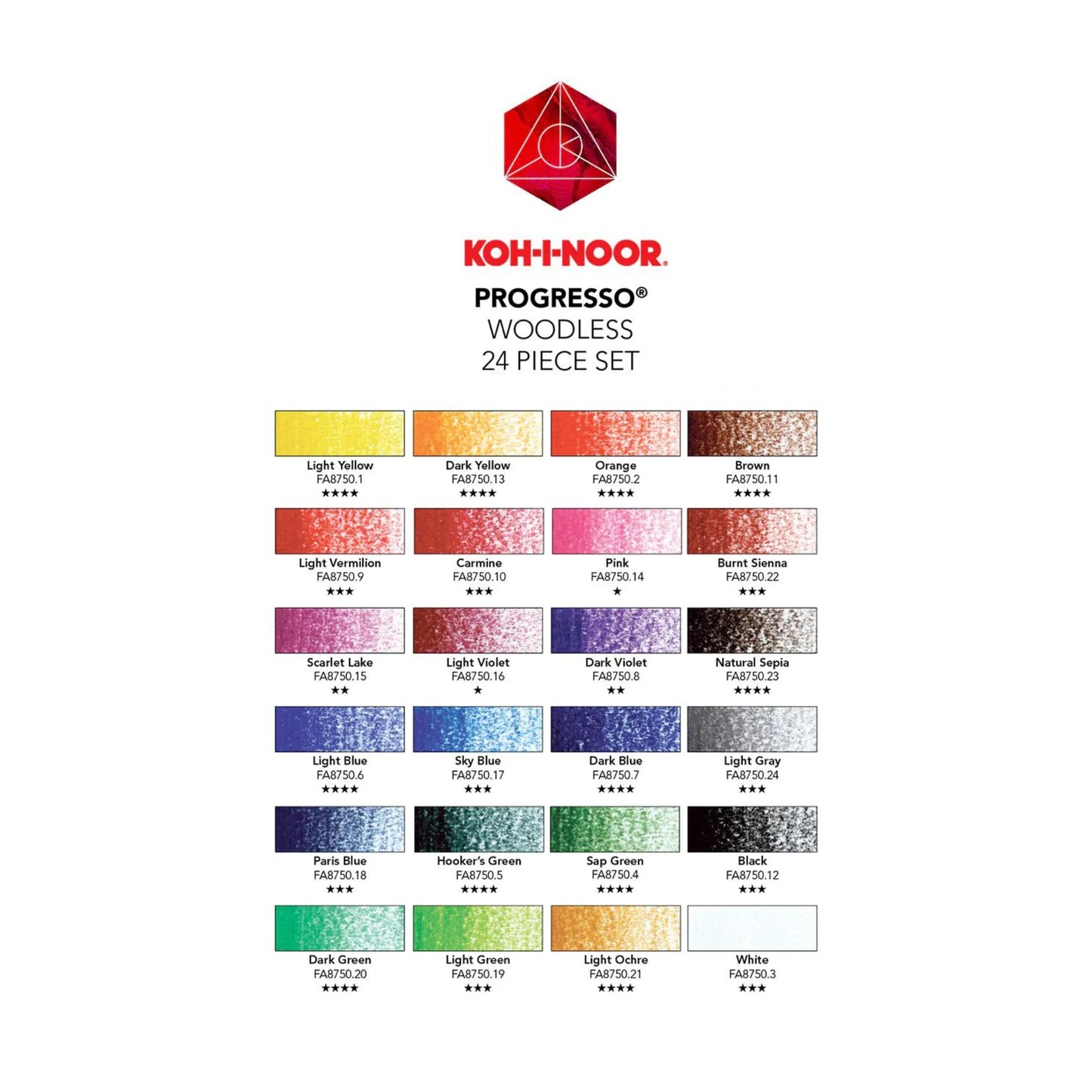 Koh-I-Noor Woodless Colored Pencils Vibrant Layering- Alder & Alouette