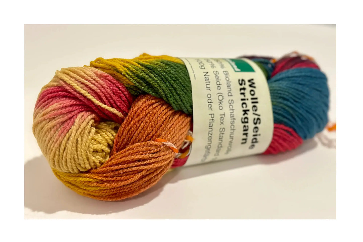 Organic Wool & Silk Plant Dyed Rainbow Yarn - Alder & Alouette