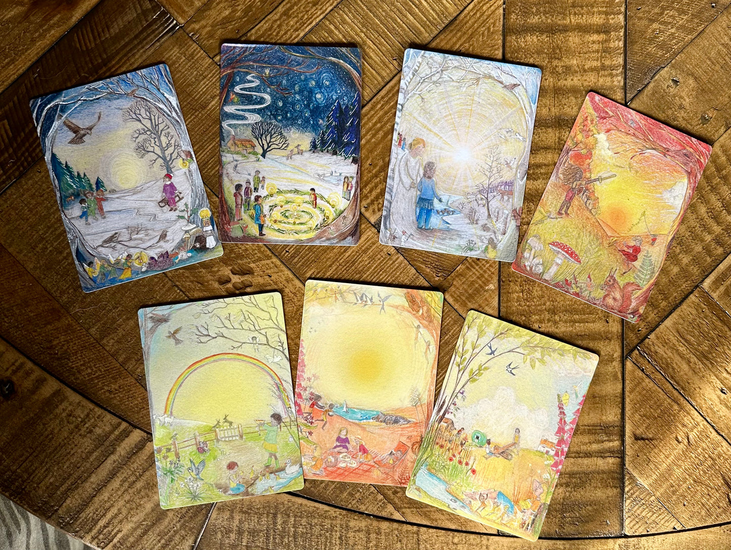 Seasonal Postcard Set - Alder & Alouette