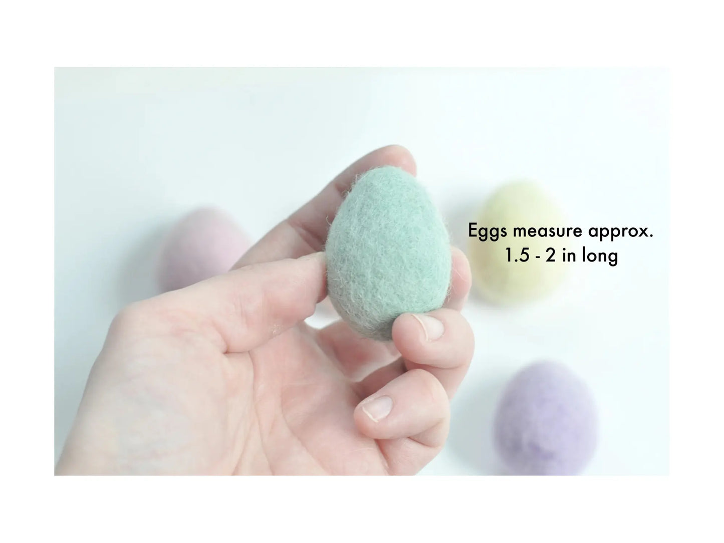 Felted Eggs - Pastel - Alder & Alouette