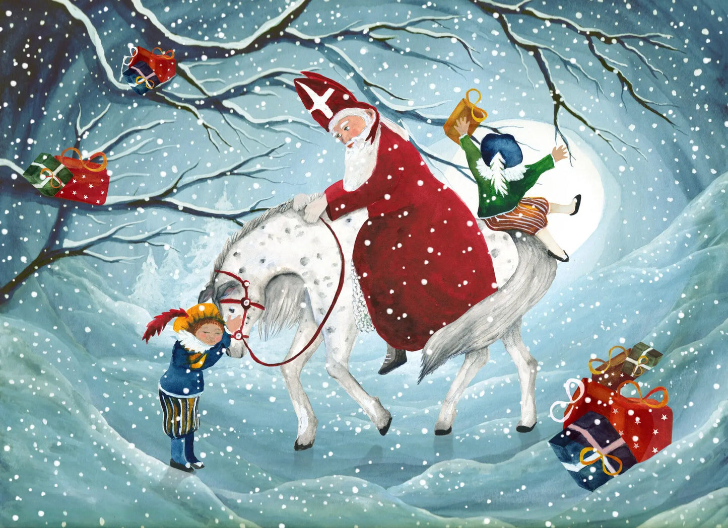 Saint Nicholas Card - Pietenpret - Alder & Alouette