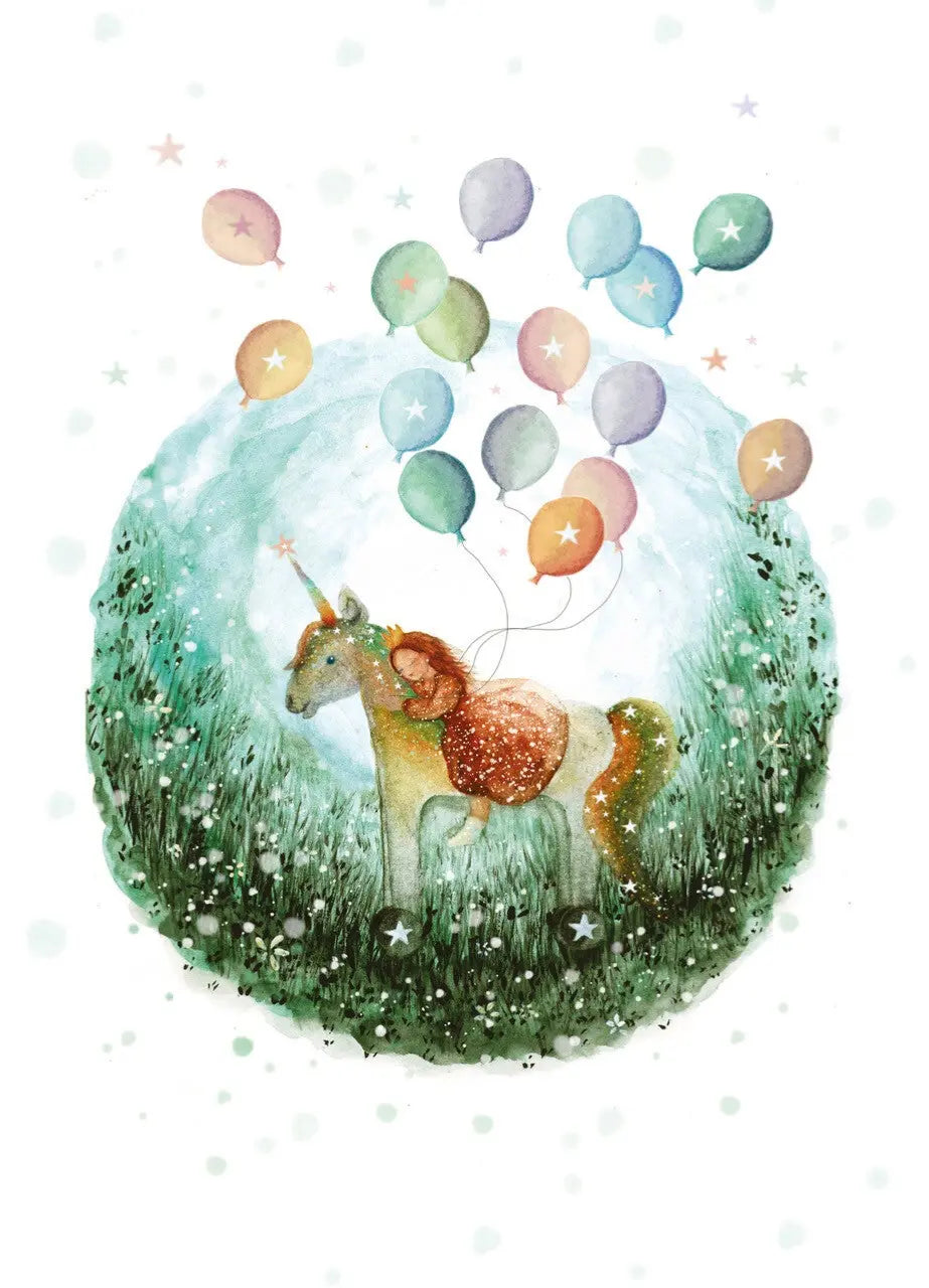 Hip Hip Hooray Art Card by Bijdehansje - Alder & Alouette