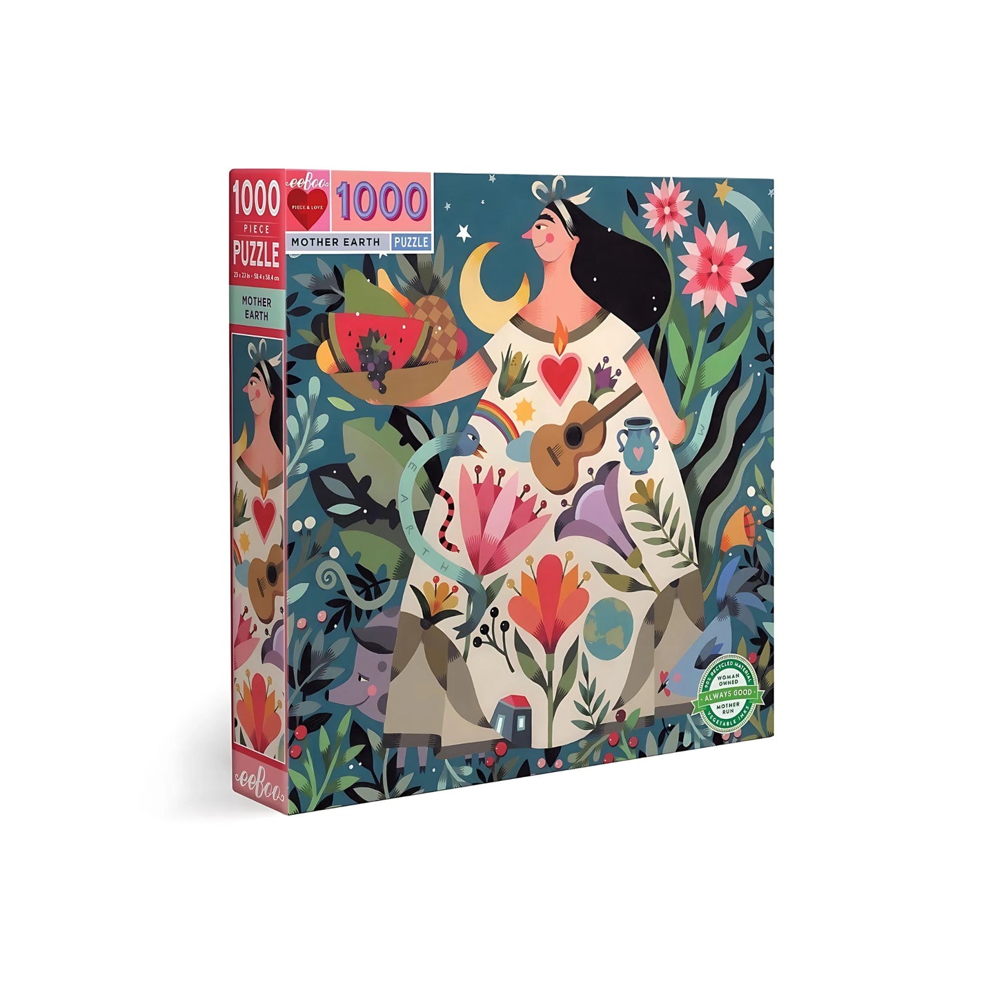 eeBoo Puzzle | Mother Earth Puzzle, 1000 Pieces - Alder & Alouette