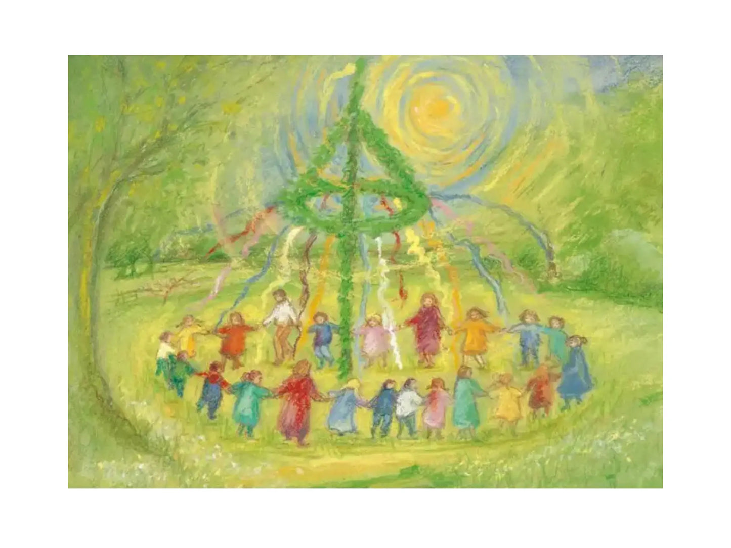 Marjan van Zeyl Postcards, Maypole Dance - Alder & Alouette