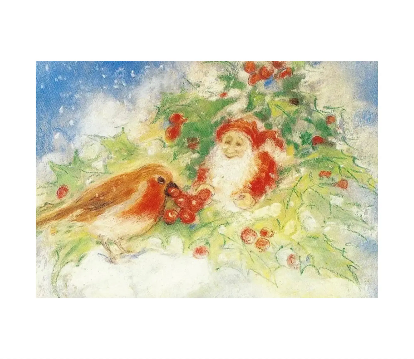 Marjan van Zeyl Winter Postcard - Alder & Alouette