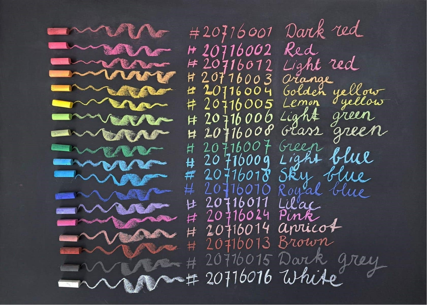 Mercurius Blackboard Chalk | Highly Pigmented - Alder & Alouette
