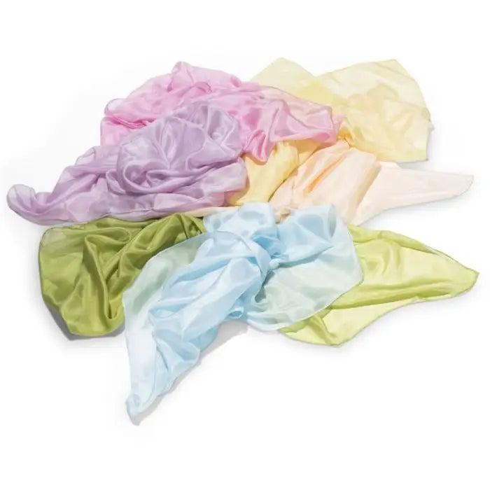 Plant-dyed Playsilk Set of 6 by Filges - 35”x35”