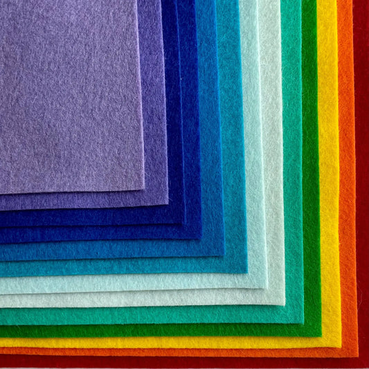 Holland Wool Felt - Rainbow of Colors - 100% Wool, OEKO-TEX 100 - Alder & Alouette