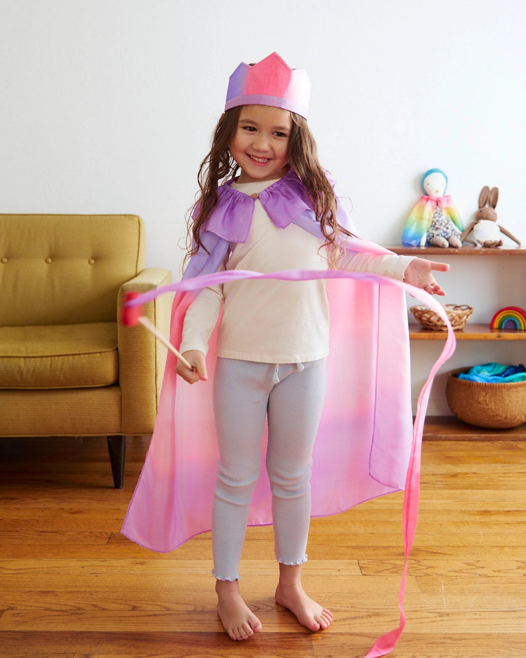 Silk Blossom Streamer Wand by Sarah’s Silks - Alder & Alouette