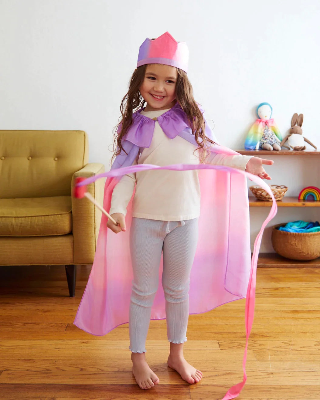 Silk Blossom Streamer Wand by Sarah’s Silks - Alder & Alouette