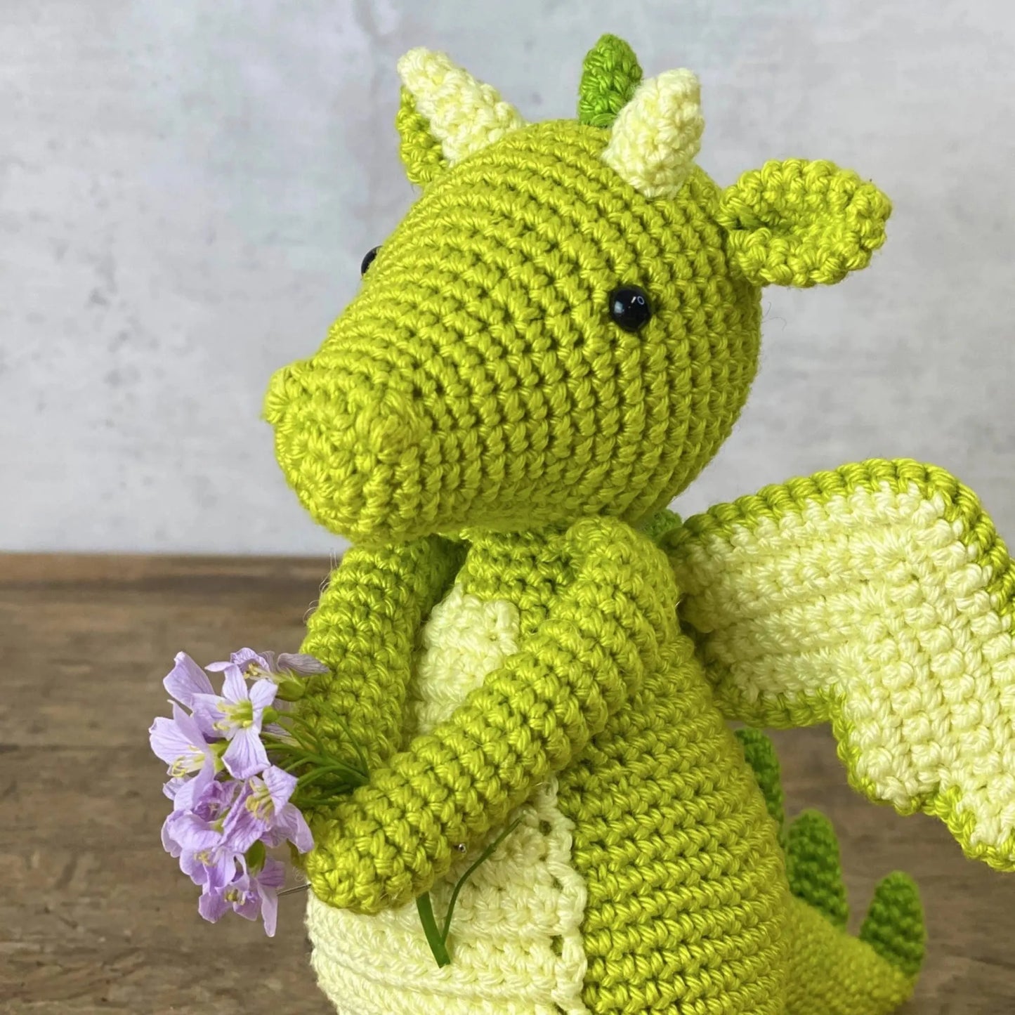 Crochet Your Own Green Dragon Kit - Alder & Alouette