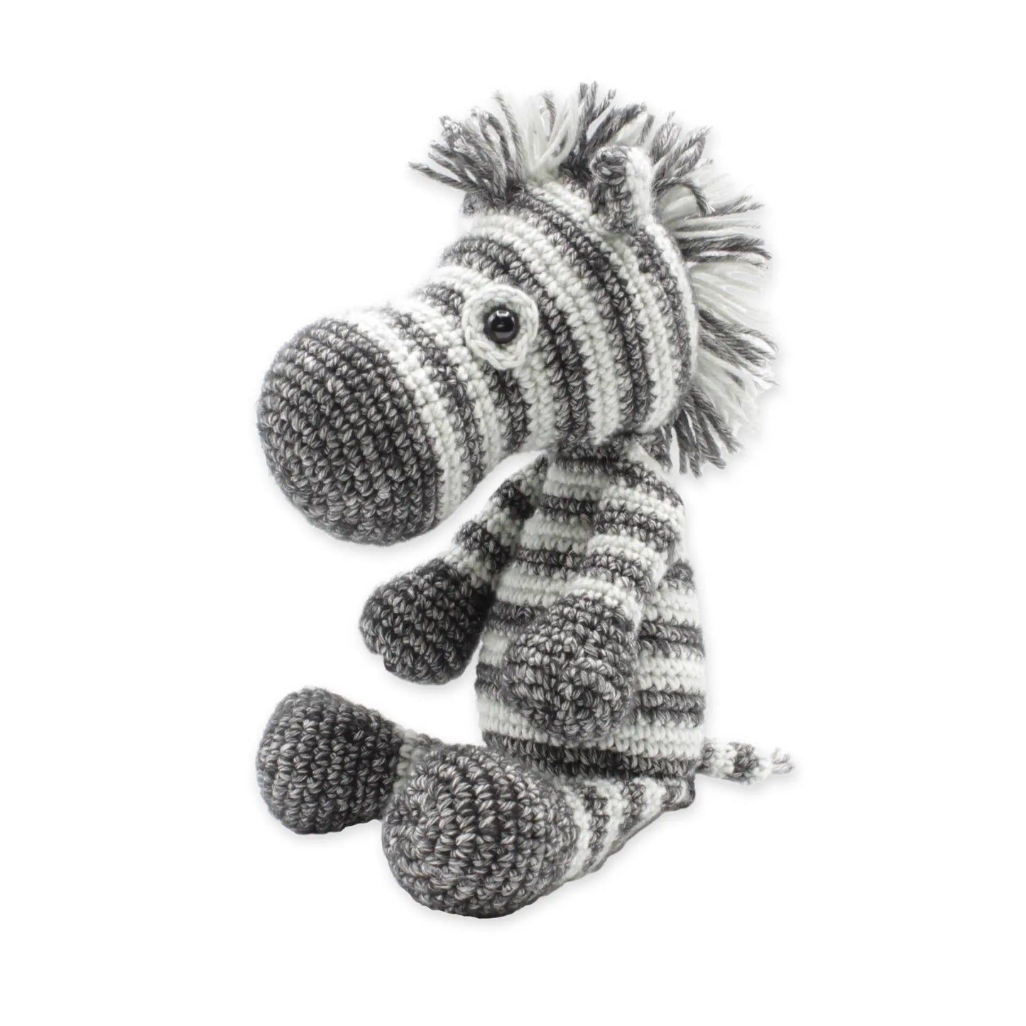 Zebra Crochet Kit – DIY Animal Toy for Beginners & Crafters - Alder & Alouette