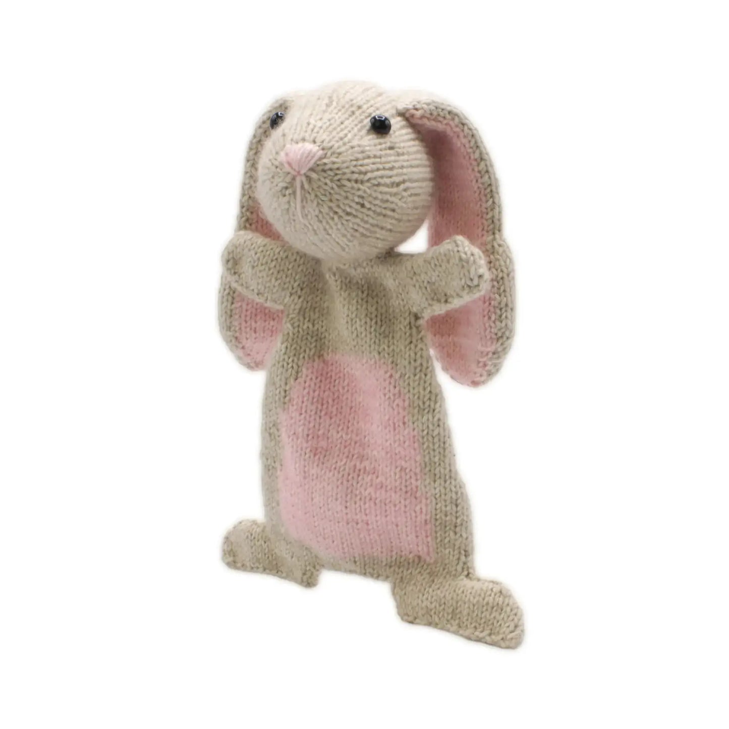 Handmade knitted bunny kit perfect for gift giving or snuggle time - Alder & Alouette
