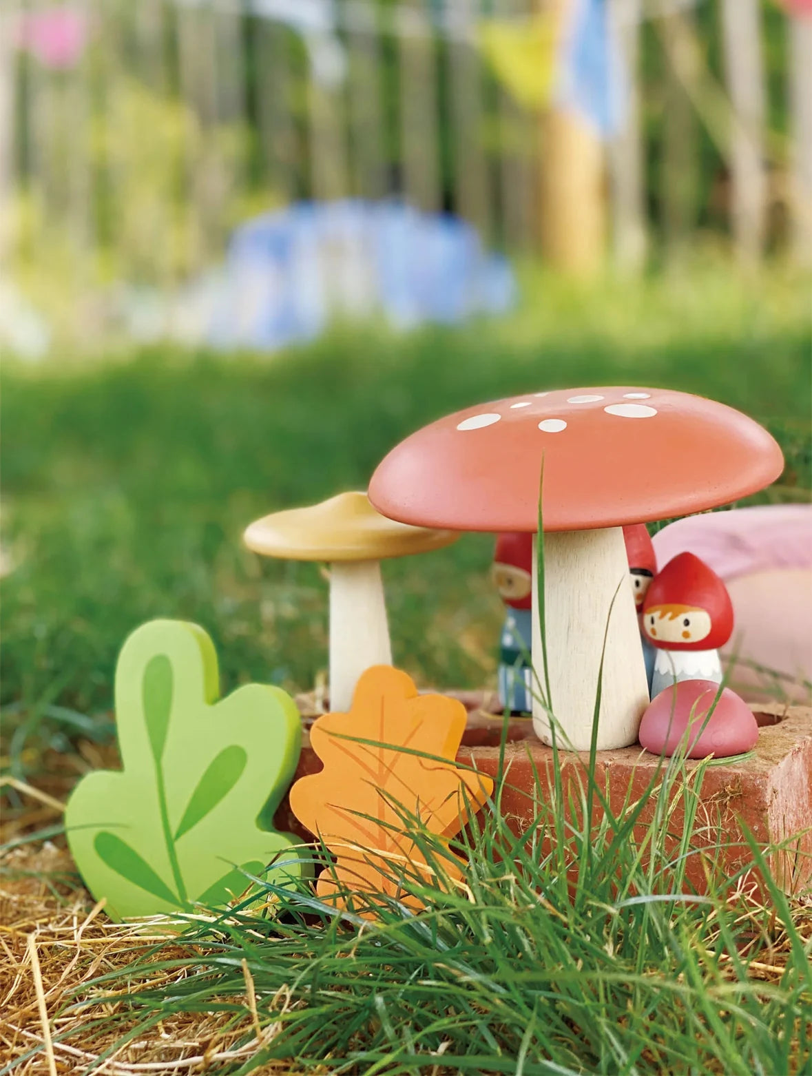 Woodland Gnome Family Tender Leaf Toys at Alder & Alouette