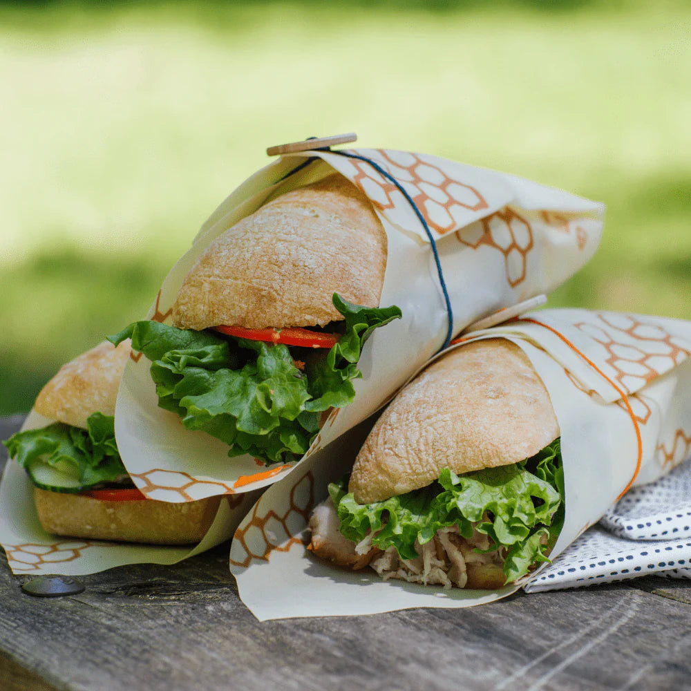 Bee's Wrap® Food Wrap (S,M,L), Cute Bees & Bears - Alder & Alouette