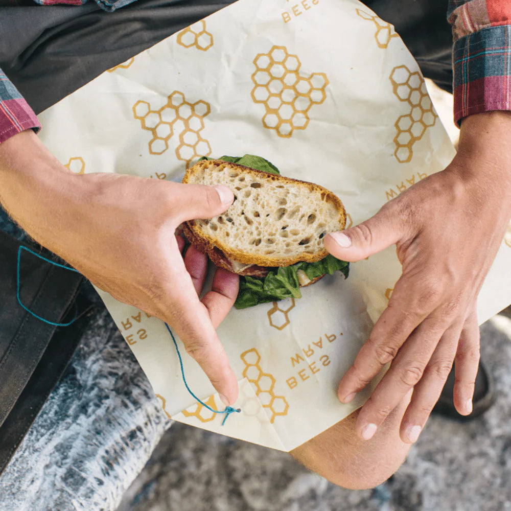 Bee's Wrap® Food Wrap (S,M,L), Cute Bees & Bears - Alder & Alouette