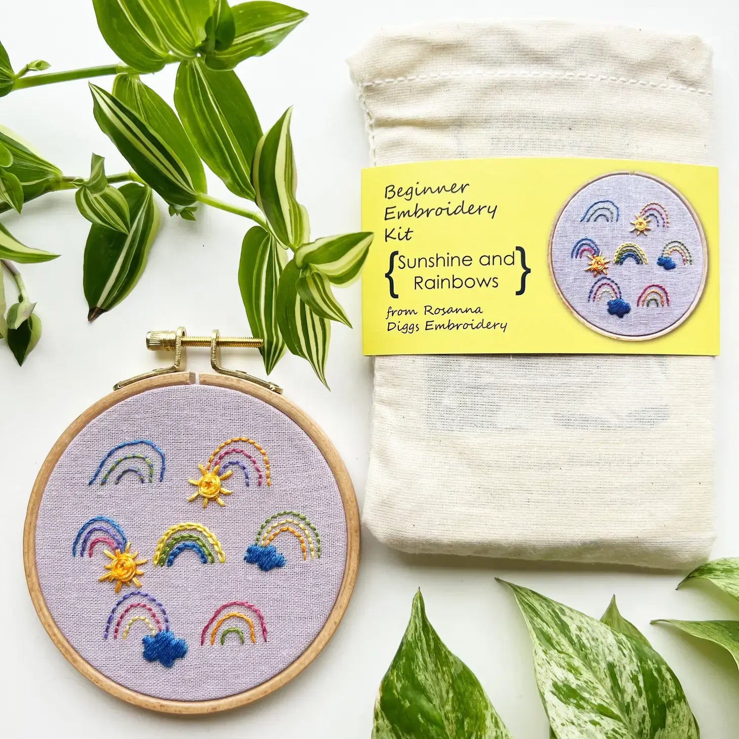 LEARN TO EMBROIDER KIT - GREEN SEA TURTLE - Alder & Alouette