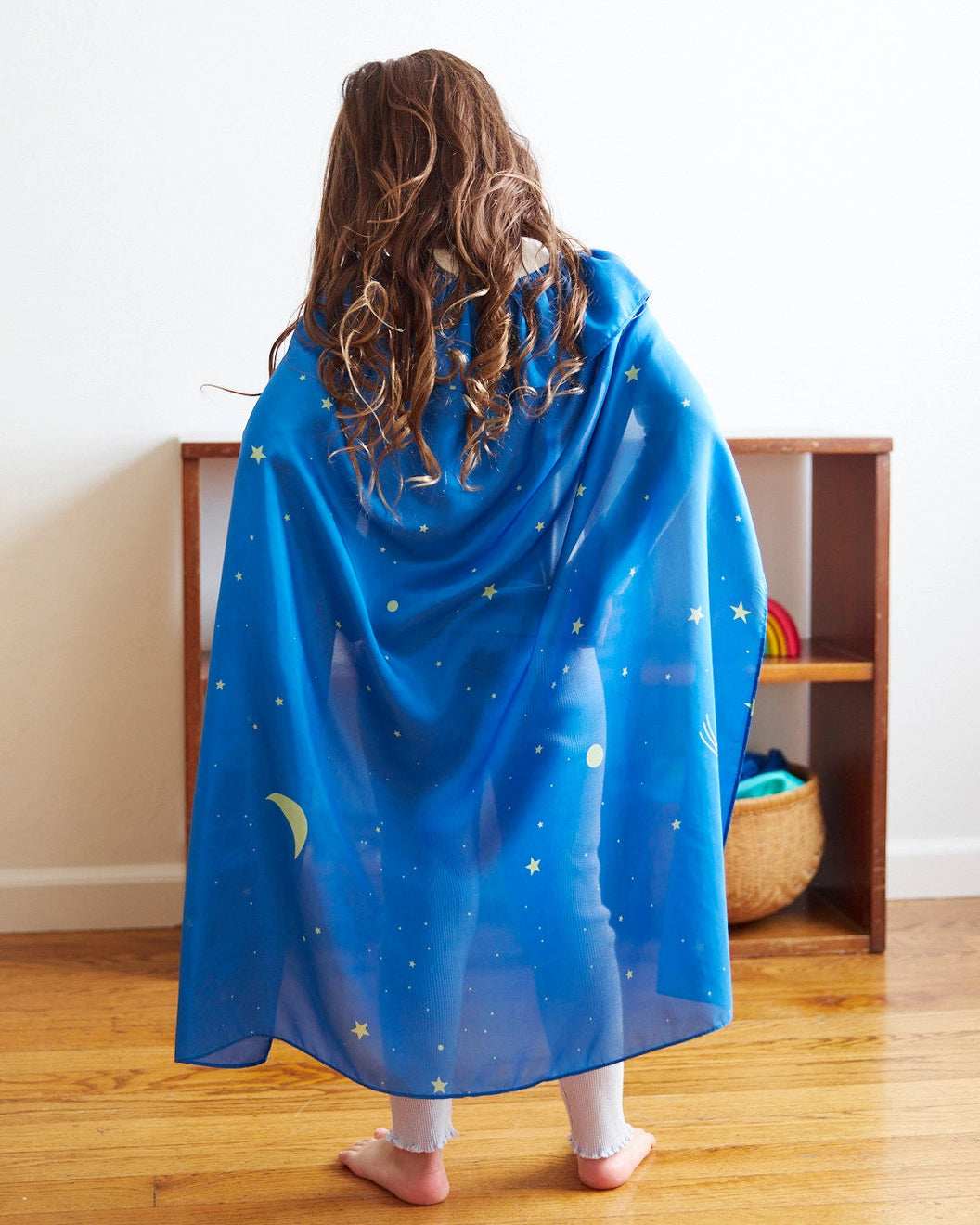 Star Silk Cape back for Dress Up Pretend Play - Alder & Alouette
